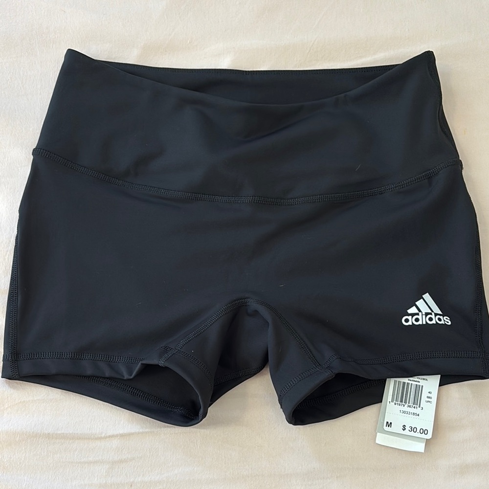 Adidas Black Athletic Compression Shorts